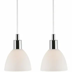 Suspension Nordlux RAY Chrome, 2 lumières