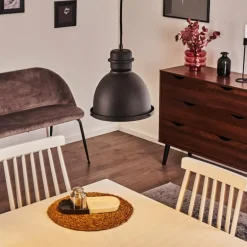 Suspension Ogho Noir, 1 lumière