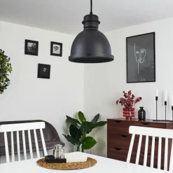 Suspension Ogho Noir, 1 lumière