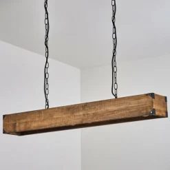 Suspension Olomouc Écru, Noir, 4 lumières