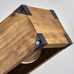 Suspension Olomouc Écru, Noir, 4 lumières