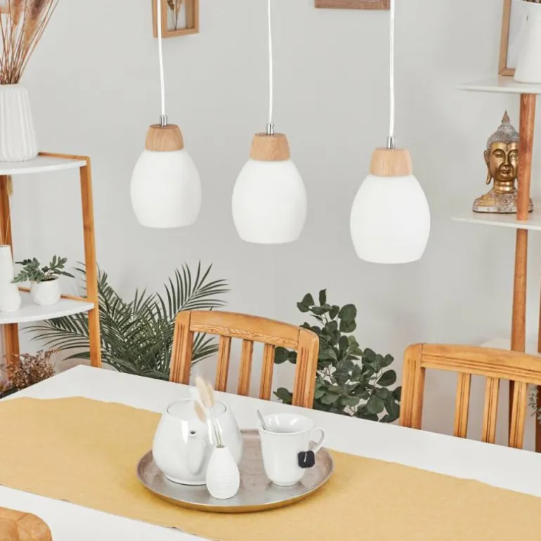 Suspension Ombucta Écru, 3 lumières