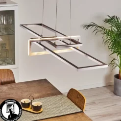 Suspension Omega LED Argenté, 1 lumière