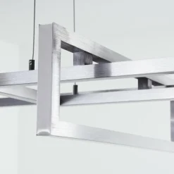 Suspension Omega LED Argenté, 1 lumière