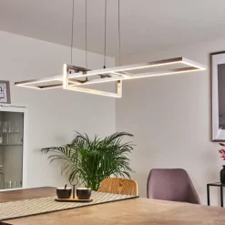 Suspension Omega LED Argenté, 1 lumière