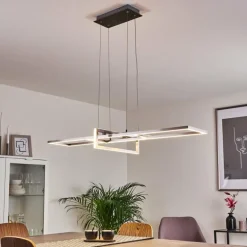 Suspension Omega LED Argenté, 1 lumière