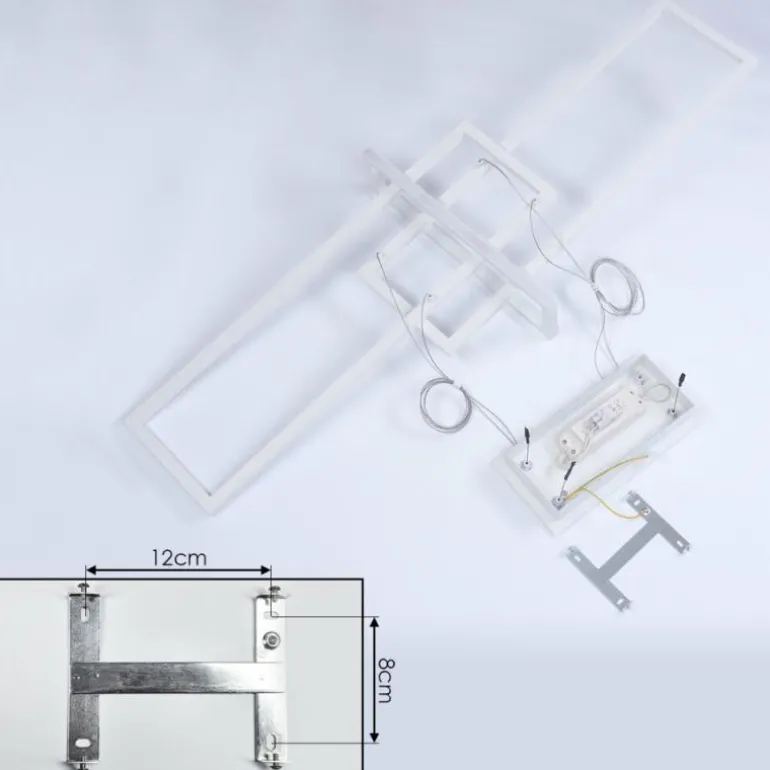 Suspension Omega LED Blanc, 1 lumière