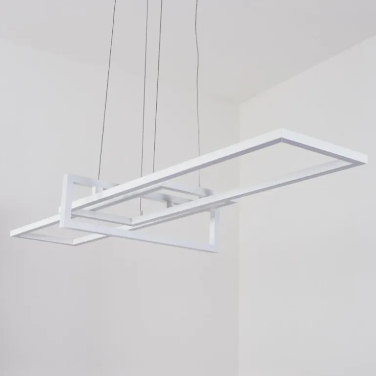 Suspension Omega LED Blanc, 1 lumière