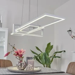Suspension Omega LED Blanc, 1 lumière