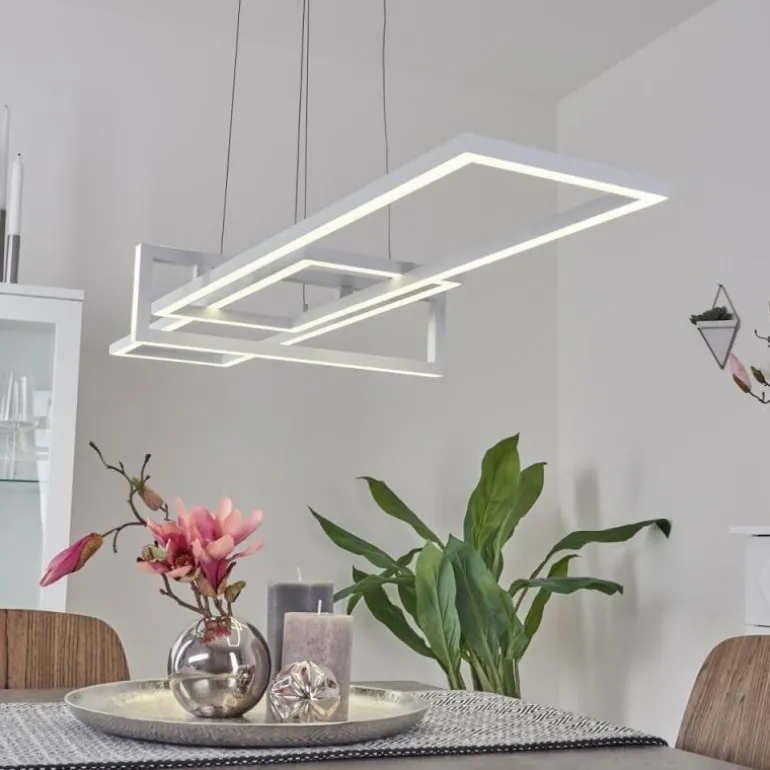 Suspension Omega LED Blanc, 1 lumière