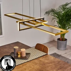 Suspension Omega LED Noir, 1 lumière