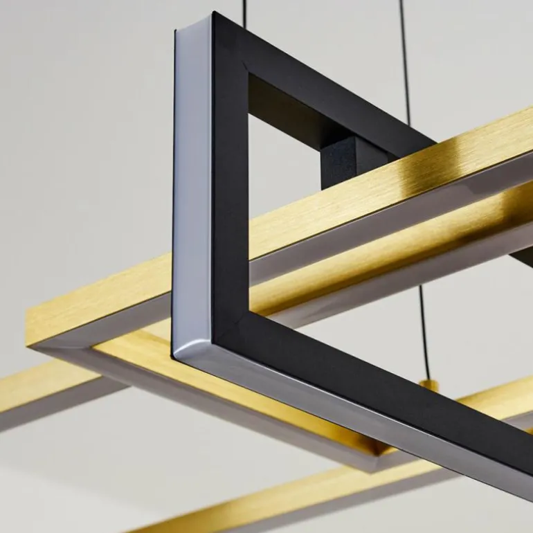 Suspension Omega LED Noir, 1 lumière