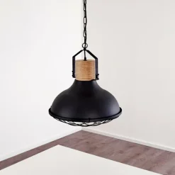 Suspension Onsala Bois foncé, Noir, 1 lumière