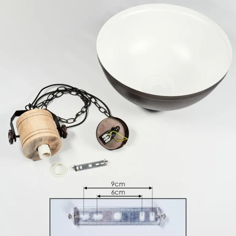 Suspension Orny Anthracite, 1 lumière