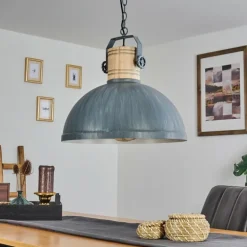 Suspension Orny Bleu, Gris, 1 lumière