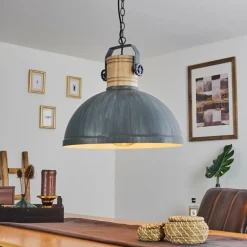 Suspension Orny Bleu, Gris, 1 lumière