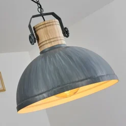 Suspension Orny Bleu, Gris, 1 lumière