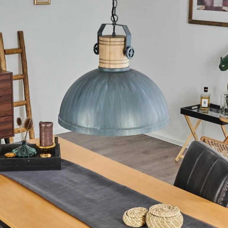 Suspension Orny Bleu, Gris, 1 lumière