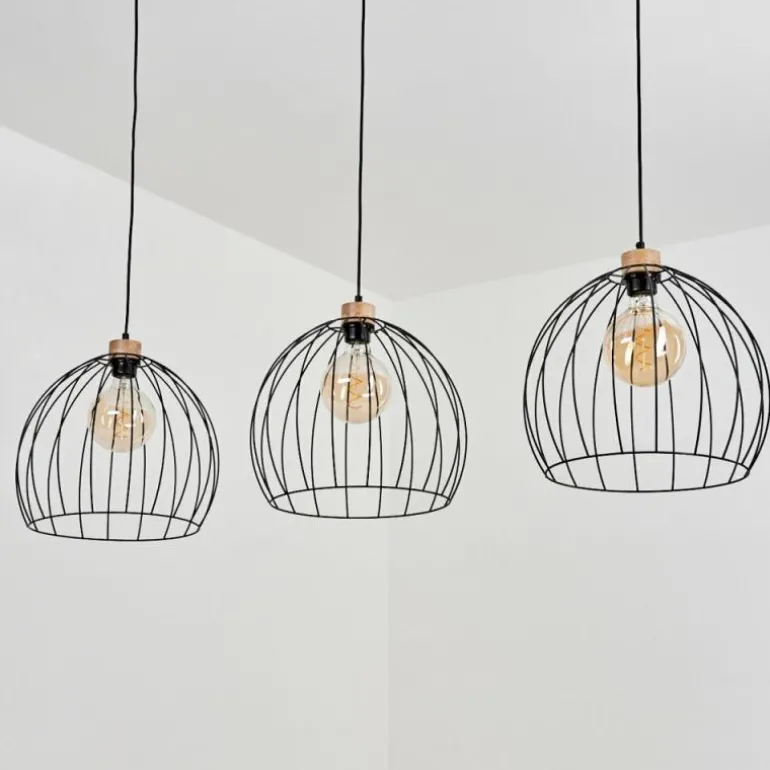 Suspension Pajalta Écru, 3 lumières