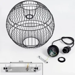 Suspension Pampanillo Noir, 1 lumière