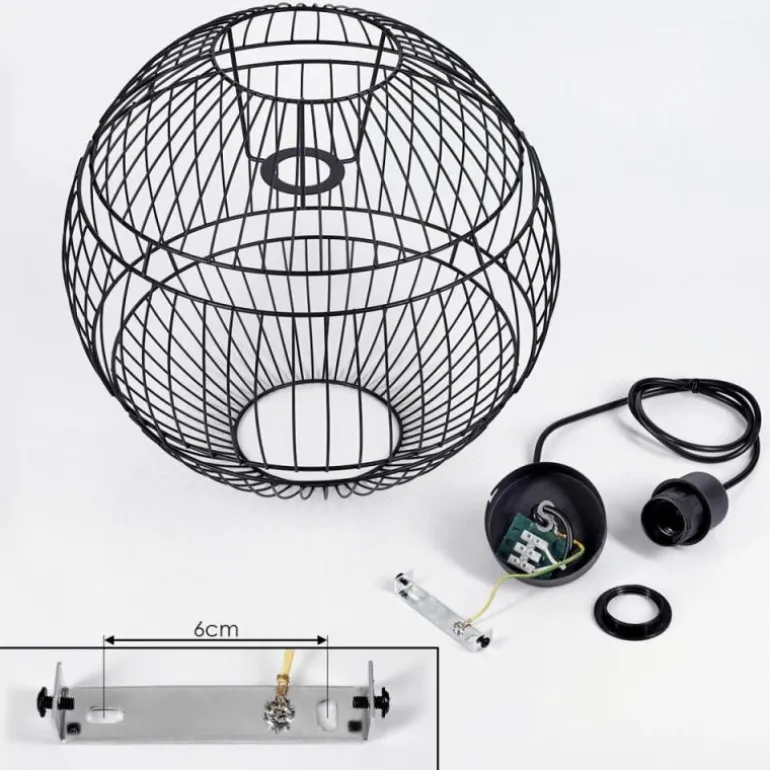 Suspension Pampanillo Noir, 1 lumière