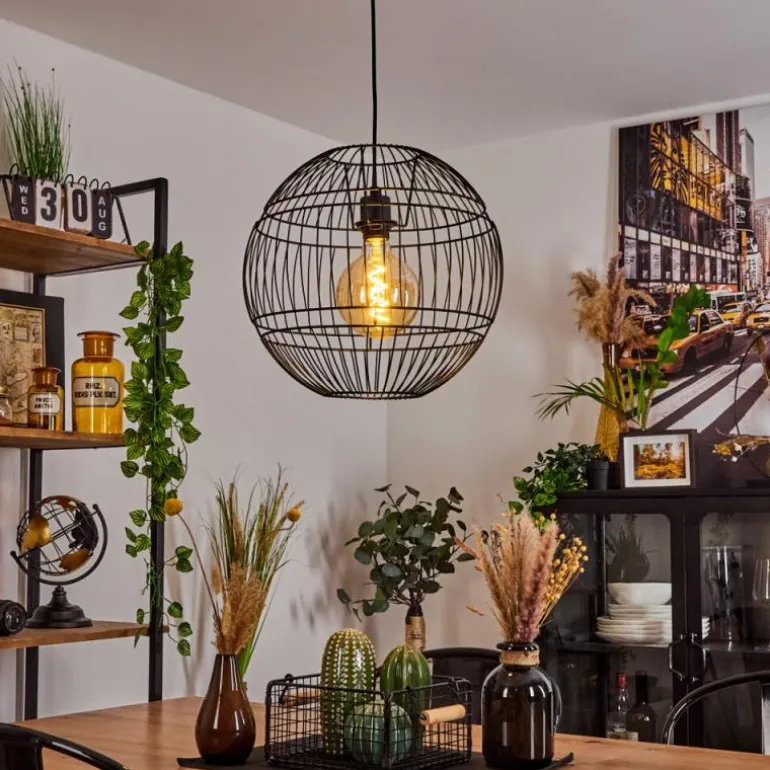 Suspension Pampanillo Noir, 1 lumière