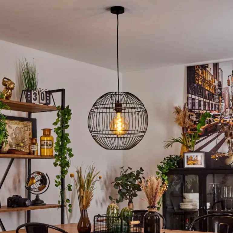 Suspension Pampanillo Noir, 1 lumière