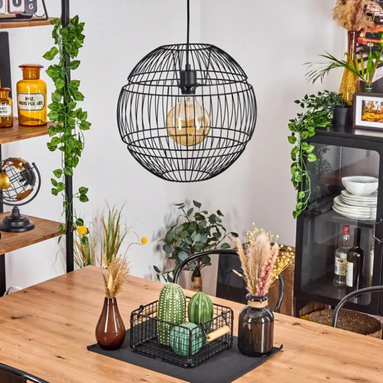 Suspension Pampanillo Noir, 1 lumière