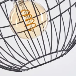 Suspension Pampanillo Noir, 3 lumières