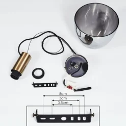 Suspension Panuhe Laiton, 1 lumière