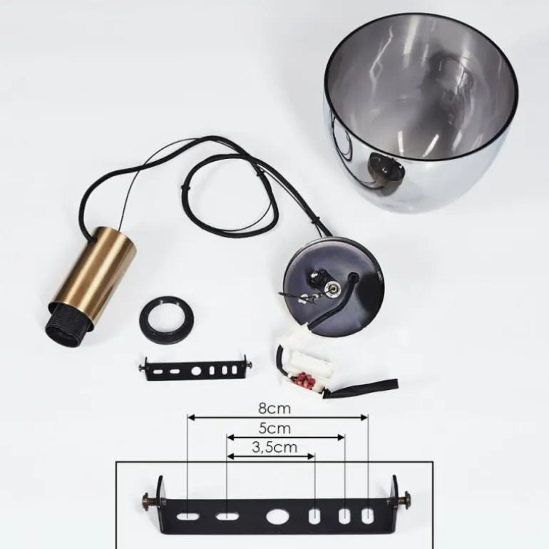 Suspension Panuhe Laiton, 1 lumière