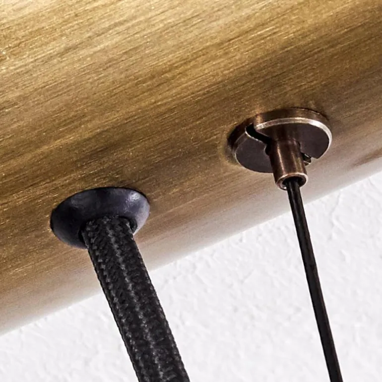 Suspension Panuhe Laiton, 3 lumières