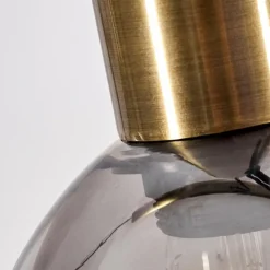 Suspension Panuhe Laiton, 3 lumières