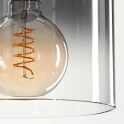 Suspension Parane Clair, Fumé, 4 lumières