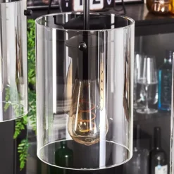 Suspension Parane Clair, Fumé, 4 lumières