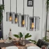 Suspension Parane Fumé, 4 lumières