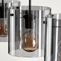 Suspension Parane Fumé, 3 lumières