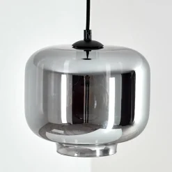 Suspension Patterson Noir, 1 lumière