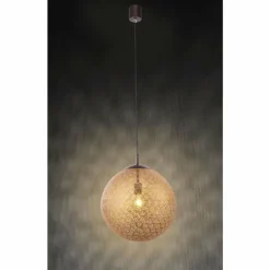 Suspension Paul Neuhaus GRETA Rouille, 1 lumière