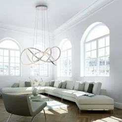 Suspension Paul Neuhaus KIRIBI LED Chrome, 1 lumière