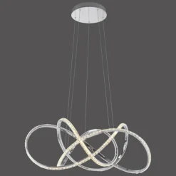 Suspension Paul Neuhaus KIRIBI LED Chrome, 1 lumière