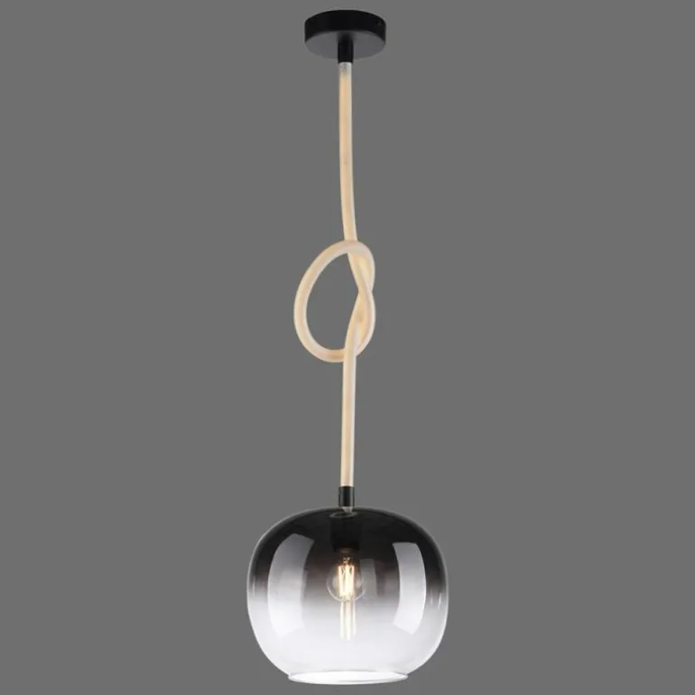 Suspension Paul Neuhaus LUMA Noir, 1 lumière