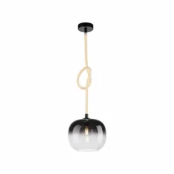 Suspension Paul Neuhaus LUMA Noir, 1 lumière