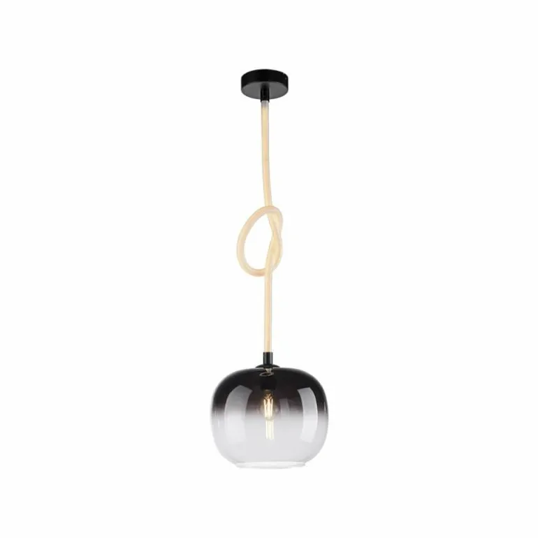 Suspension Paul Neuhaus LUMA Noir, 1 lumière