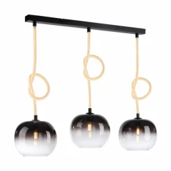 Suspension Paul Neuhaus LUMA Noir, 3 lumières