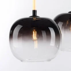 Suspension Paul Neuhaus LUMA Noir, 3 lumières