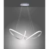 Suspension Paul Neuhaus MELINDA LED Acier inoxydable, 1 lumière