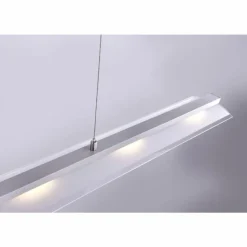 Suspension Paul Neuhaus NELE LED Acier inoxydable, 5 lumières
