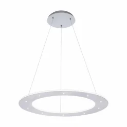 Suspension Paul Neuhaus PURE-COSMO LED Aluminium, 17 lumières, Télécommandes