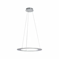 Suspension Paul Neuhaus PURE-COSMO LED Aluminium, 17 lumières, Télécommandes